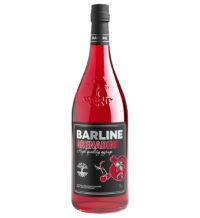 Сироп Barline Grenadine 1 л — классический сироп для коктейлей, лимонадов и десертов (упак. 6 шт)