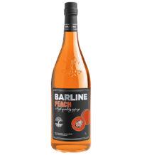 Сироп Barline Персик 1 л — фруктовый сироп для коктейлей, лимонадов и десертов (упак. 6 шт)