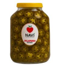 Перец халапеньо маринованный 5 л (1,7 кг) — острый перец для бургеров, пиццы и мексиканских блюд