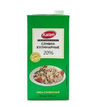 Сливки Калех 20%, тетрапак 1л. в упак 12(штук)